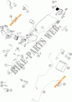 CABELAGEM para KTM 390 DUKE WHITE ABS 2015