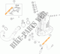ESCAPE para KTM 390 DUKE WHITE ABS 2015