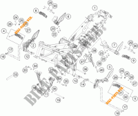 QUADRO para KTM 390 DUKE WHITE ABS 2015