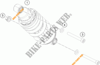 AMORTECEDOR para KTM 390 DUKE WHITE ABS 2015