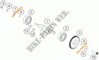 BALANCEIRO para KTM 390 DUKE WHITE ABS 2015