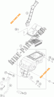 FILTRO AR para KTM 390 DUKE WHITE ABS 2015