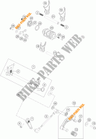SELECTOR VELOCIDADES para KTM 390 DUKE WHITE ABS 2015