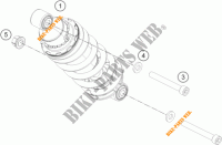 AMORTECEDOR para KTM 390 DUKE WHITE ABS 2014