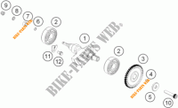 BALANCEIRO para KTM 390 DUKE WHITE ABS 2014