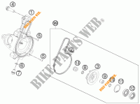 BOMBA DE ÁGUA para KTM 390 DUKE WHITE ABS 2014