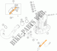 ESCAPE para KTM 390 DUKE WHITE ABS 2014