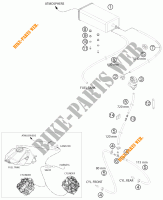 EVAPORATIVE CANISTER para KTM 1190 RC8 R WHITE 2014