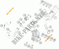 ESCAPE para KTM 250 DUKE WHITE NON ABS 2017