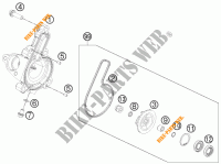 BOMBA DE ÁGUA para KTM 250 DUKE WHITE ABS 2015