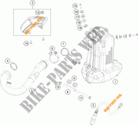 ESCAPE para KTM 250 DUKE WHITE ABS 2015
