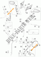 GUIADOR / CONTROLES para KTM 1190 RC8 R WHITE 2013