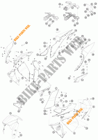 PLÁSTICOS para KTM 1190 RC8 R TRACK 2012