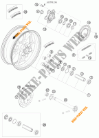 RODA TRASEIRA para KTM 1190 RC8 R TRACK 2012