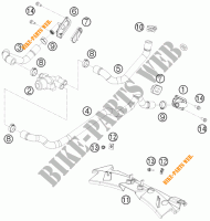 SISTEMA DE AR SECUNDÁRIO para KTM 1190 RC8 R TRACK 2012