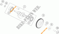 BALANCEIRO para KTM 125 DUKE WHITE ABS 2016