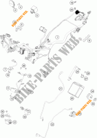 CABELAGEM para KTM 125 DUKE WHITE ABS 2016