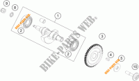 BALANCEIRO para KTM 125 DUKE ORANGE ABS 2016