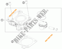 CILINDRO para KTM 125 DUKE ORANGE ABS 2016