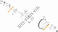 BALANCEIRO para KTM 125 DUKE WHITE ABS 2015