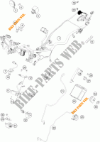 CABELAGEM para KTM 125 DUKE WHITE ABS 2015