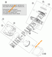 CILINDRO para KTM 1190 RC8 R WHITE 2012