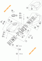 DEPÓSITO / BANCO para KTM 1190 RC8 R WHITE 2012