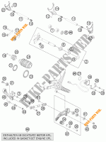 SELECTOR VELOCIDADES para KTM 1190 RC8 R WHITE 2012