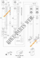 FORQUETA (PEÇAS) para KTM 690 ENDURO R ABS 2014