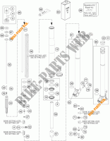 FORQUETA (PEÇAS) para KTM 690 ENDURO R 2013