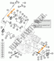 BOMBA DE ÓLEO para KTM 690 ENDURO R 2012