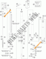 FORQUETA (PEÇAS) para KTM 690 ENDURO R 2012