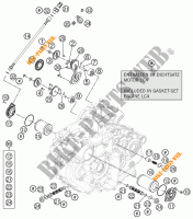 BOMBA DE ÓLEO para KTM 690 ENDURO R 2012