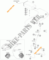 EVAPORATIVE CANISTER para KTM 1190 RC8 R WHITE 2011