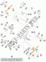 SELECTOR VELOCIDADES para KTM 1190 RC8 R WHITE 2011